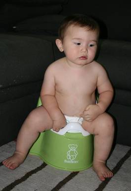 Potty training in China
